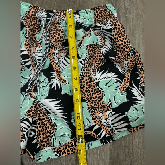 Boardies Mens Shortie Swim Trunks Size Large Purrfect Paradise Print - Picture 7 of 7
